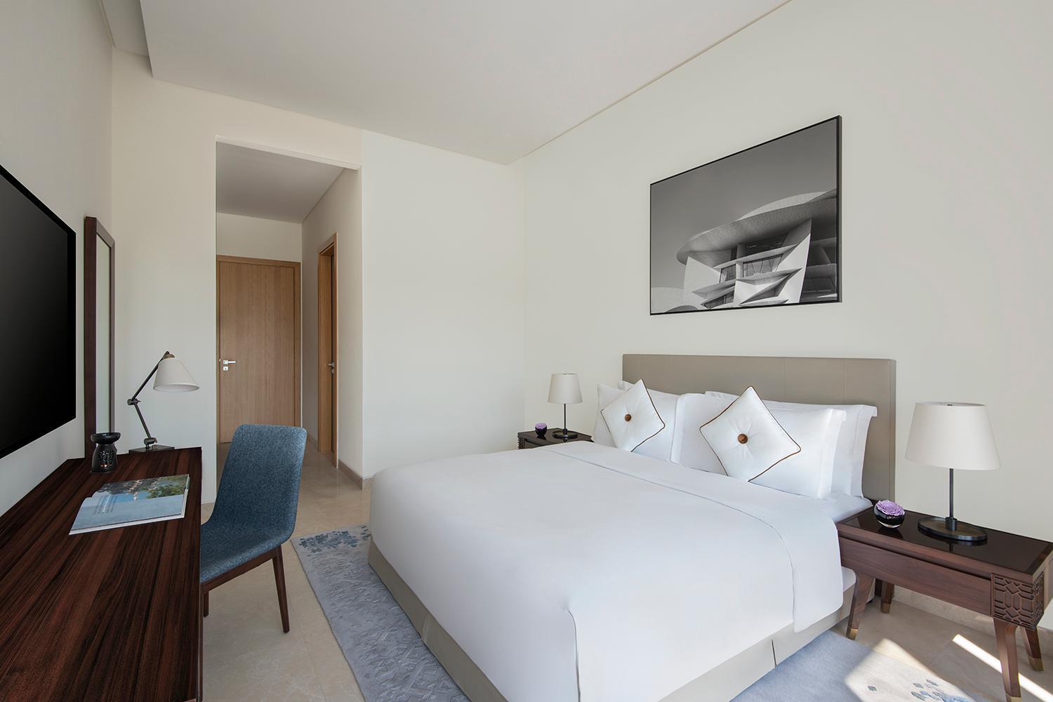 Banyan Tree Doha At La Cigale Mushaireb Ruang foto A bedroom at the hotel