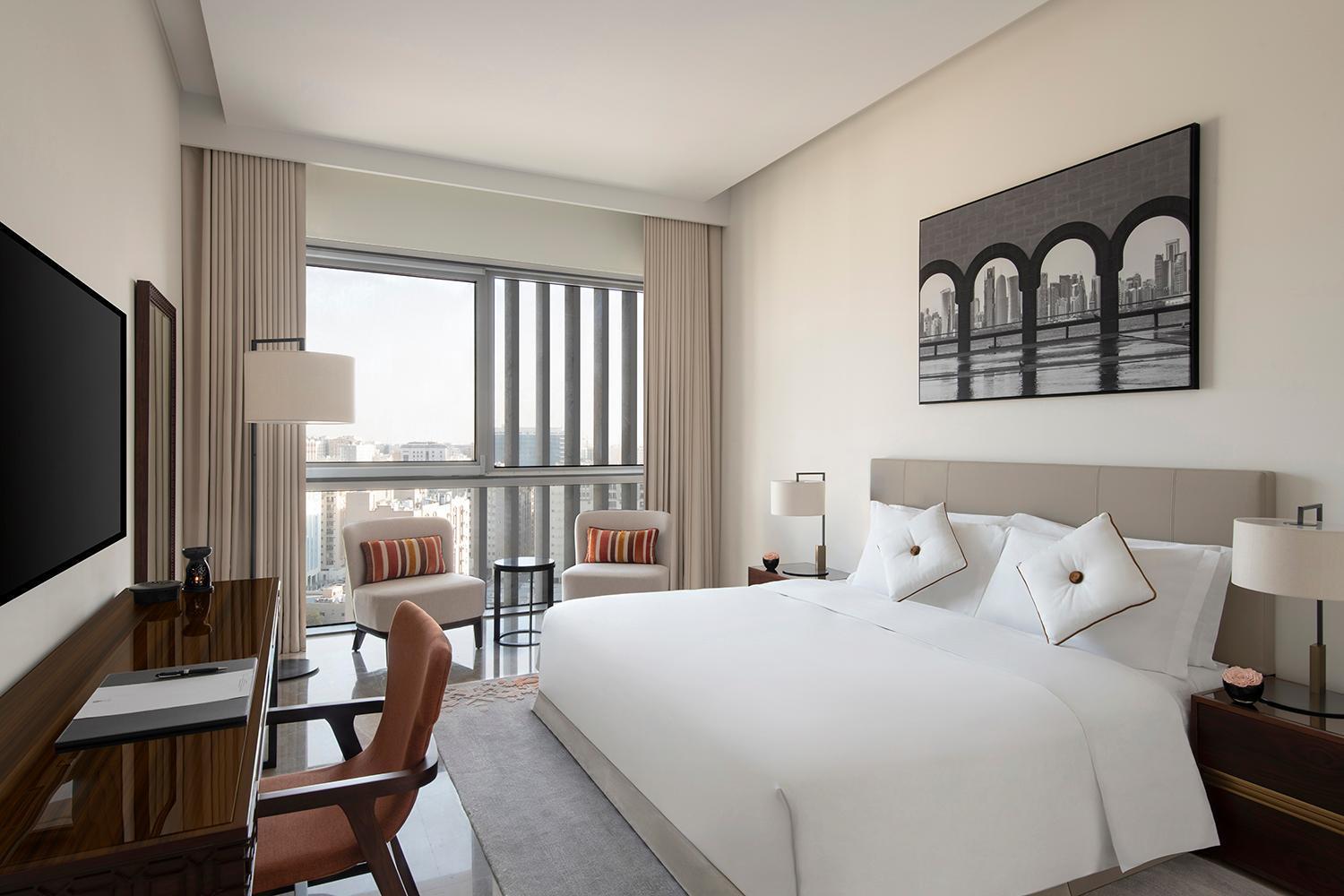 Banyan Tree Doha At La Cigale Mushaireb Ruang foto A bedroom at the hotel