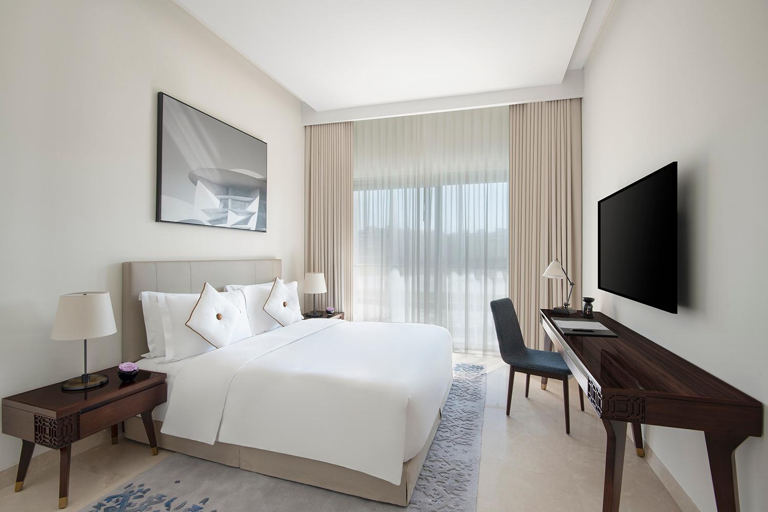 Banyan Tree Doha At La Cigale Mushaireb Ruang foto A bedroom at the hotel